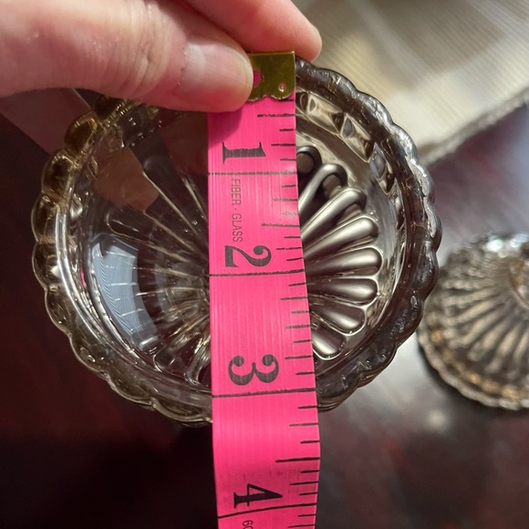 Cut Glass Candle Holders - Picture 5 of 5